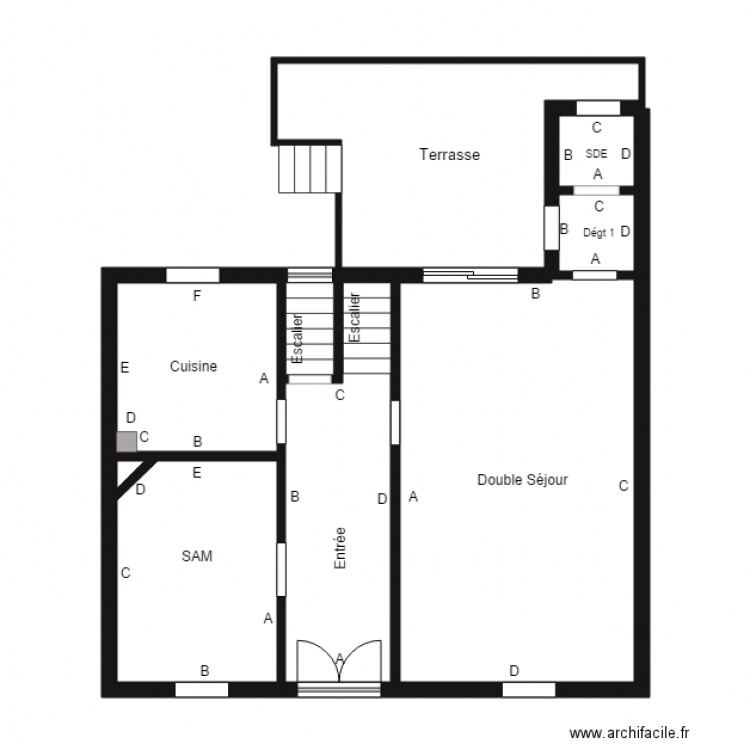 MORICE RDC. Plan de 0 pièce et 0 m2