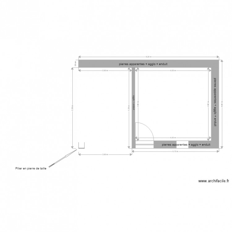 Abri voiture BOUHET. Plan de 0 pièce et 0 m2