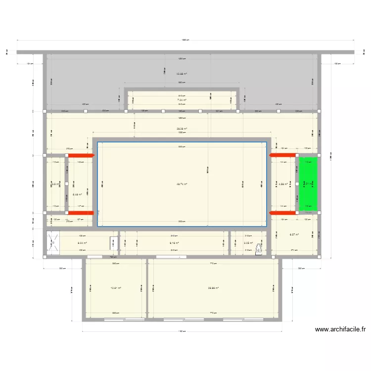 PISCINE TER  APPART. Plan de 