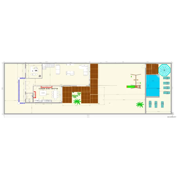 maison a construire RDC nouvelle cote. Plan de maison a construire RDC nouvelle cote. Plan de