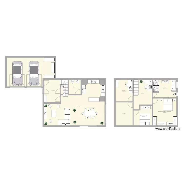 Maison V1. Plan de Maison V1. Plan de
