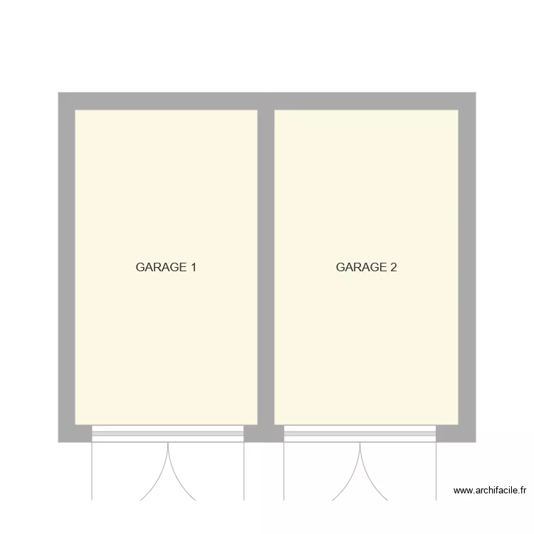 BERNARD GARAGE. Plan de 
