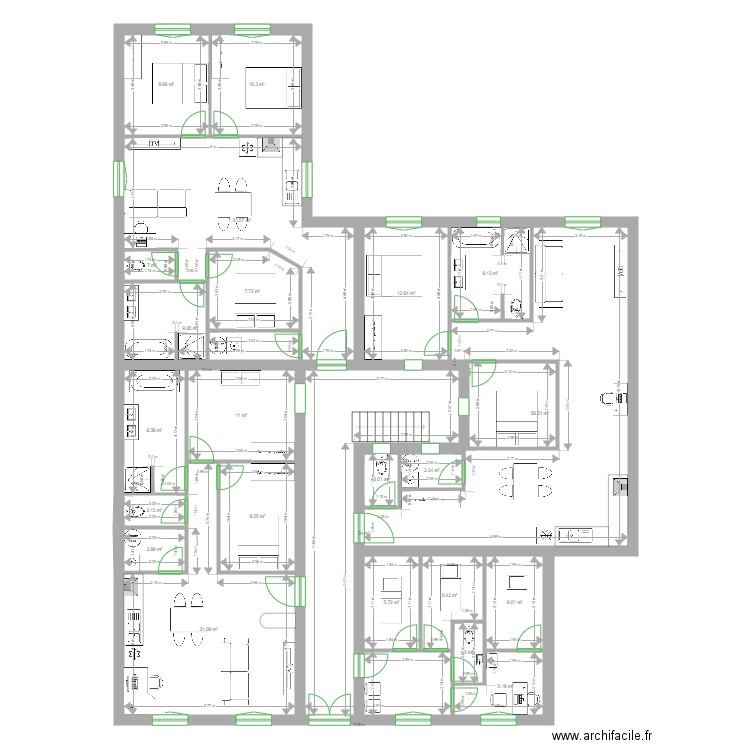 Sentourens RDC. Plan de 0 pièce et 0 m2