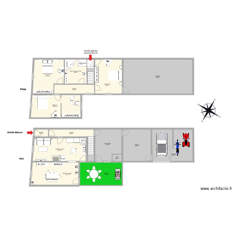 BOUTSERIN. Plan de 0 pièce et 0 m2