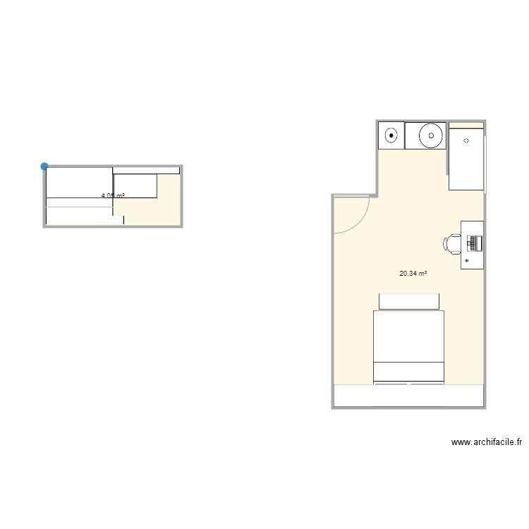 Garage. Plan de 0 pièce et 0 m2