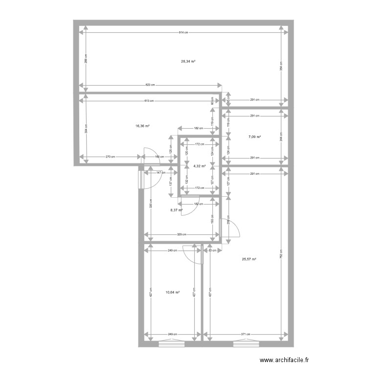 Appart Nissan. Plan de 0 pièce et 0 m2