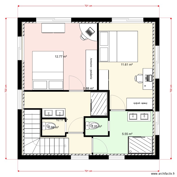 Cost2 Etage V1. Plan de 0 pièce et 0 m2