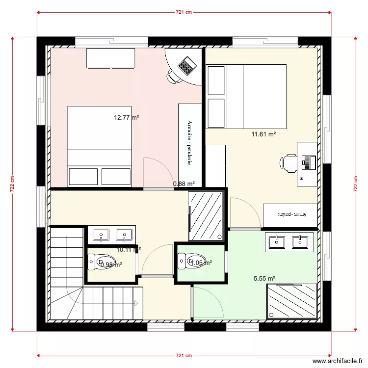 Cost2 Etage V1. Plan de 