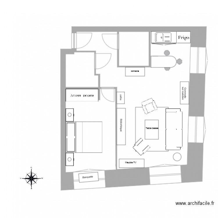 BRUSSAIGNE. Plan de 0 pièce et 0 m2