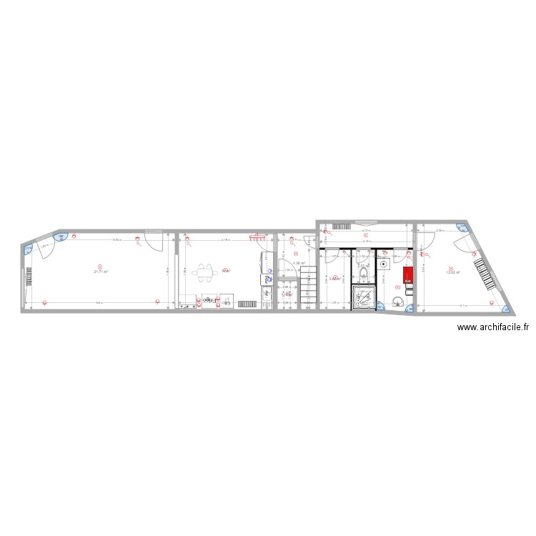 TORHOUT REZ Grand Appartement A. Plan de 0 pièce et 0 m2