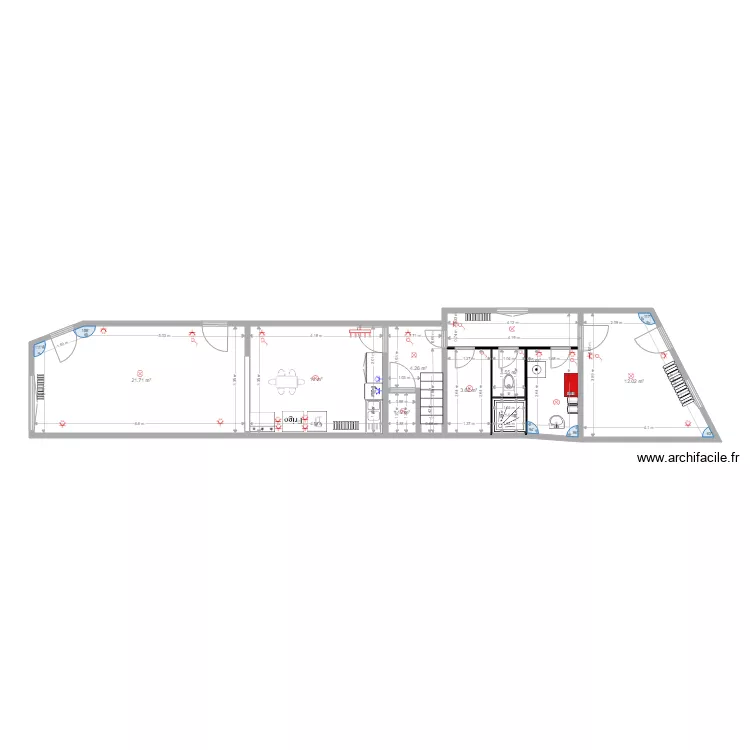 TORHOUT REZ Grand Appartement A. Plan de TORHOUT REZ Grand Appartement A. Plan de