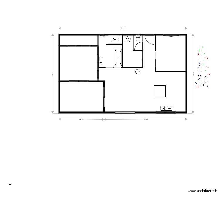 plan mesure 3. Plan de 0 pièce et 0 m2
