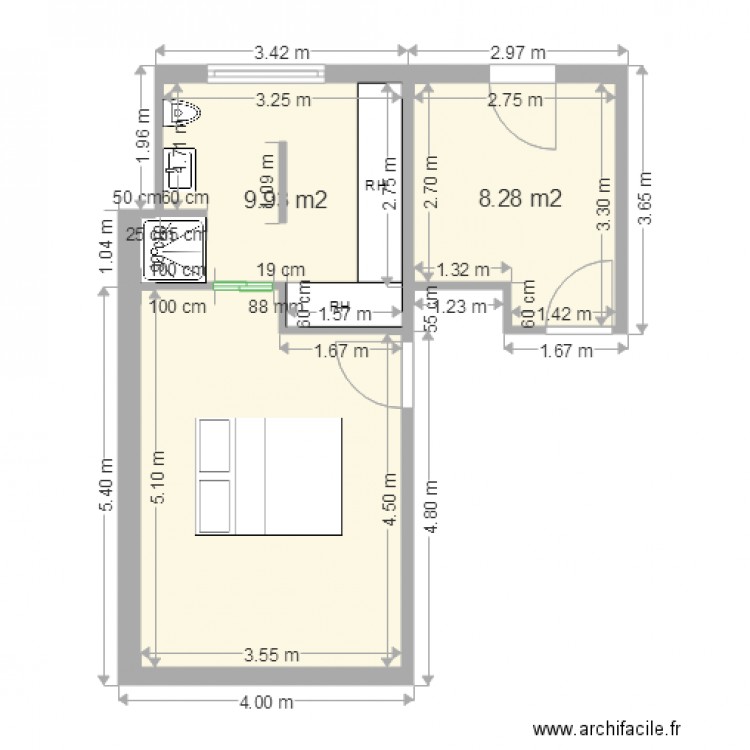 Dressing SDD 02. Plan de 0 pièce et 0 m2