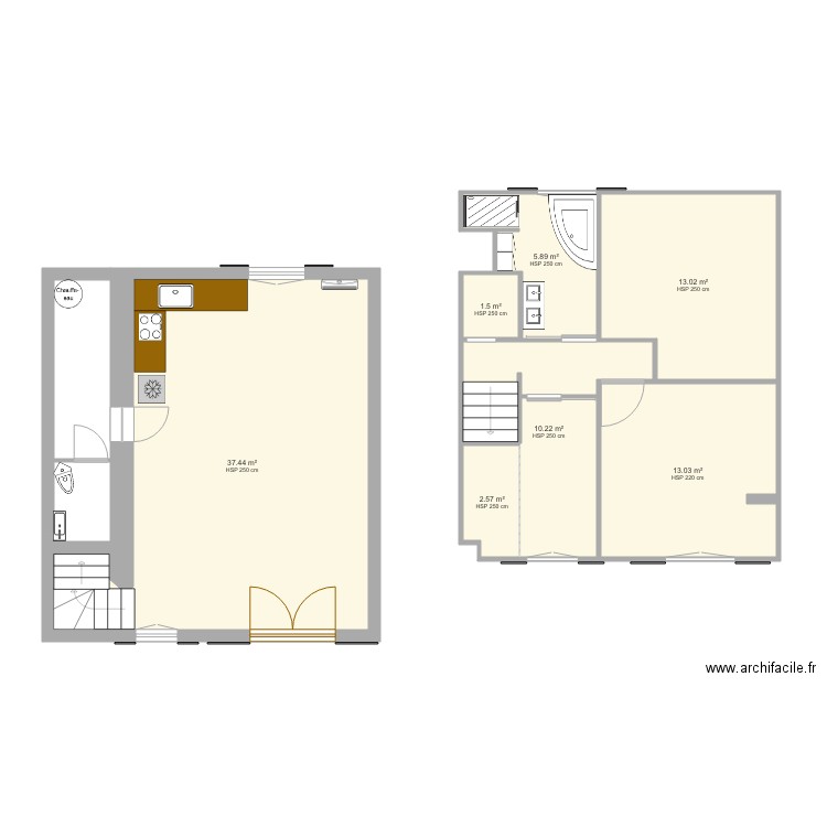 RDC PISTERMAN. Plan de 0 pièce et 0 m2