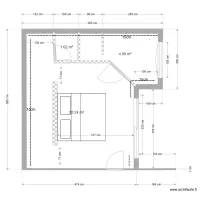 Plan chambre 1 Ma&ccedil;on