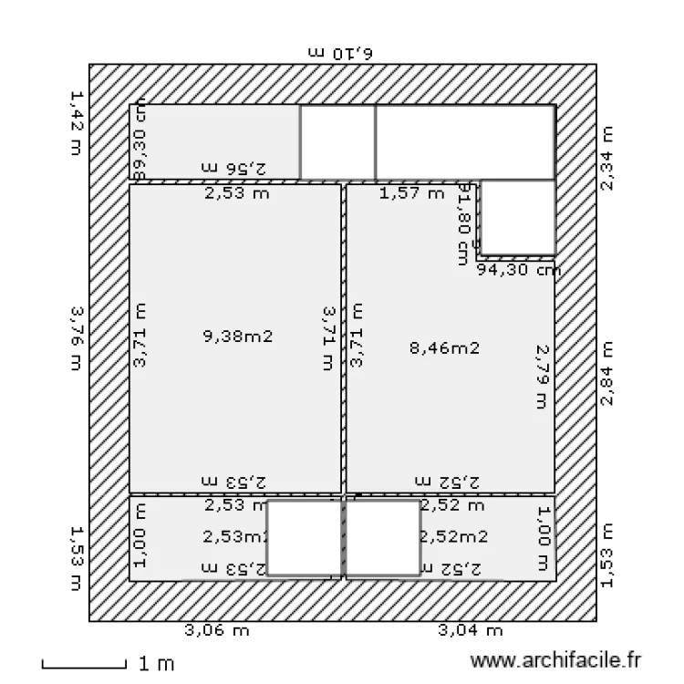 2 sdb. Plan de 