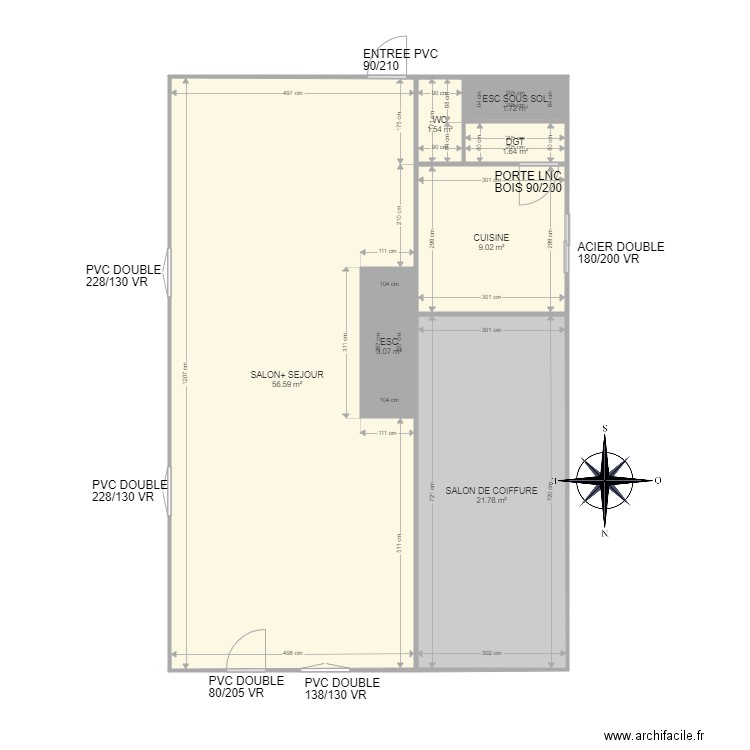 BOUCHAT. Plan de 0 pièce et 0 m2