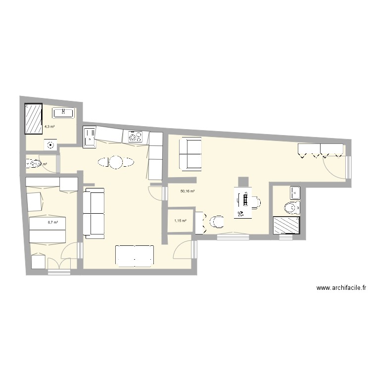 chambre. Plan de 0 pièce et 0 m2