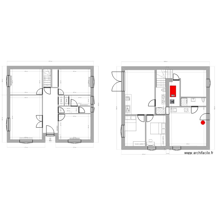 1ER 1A 1S 1C. Plan de 0 pièce et 0 m2