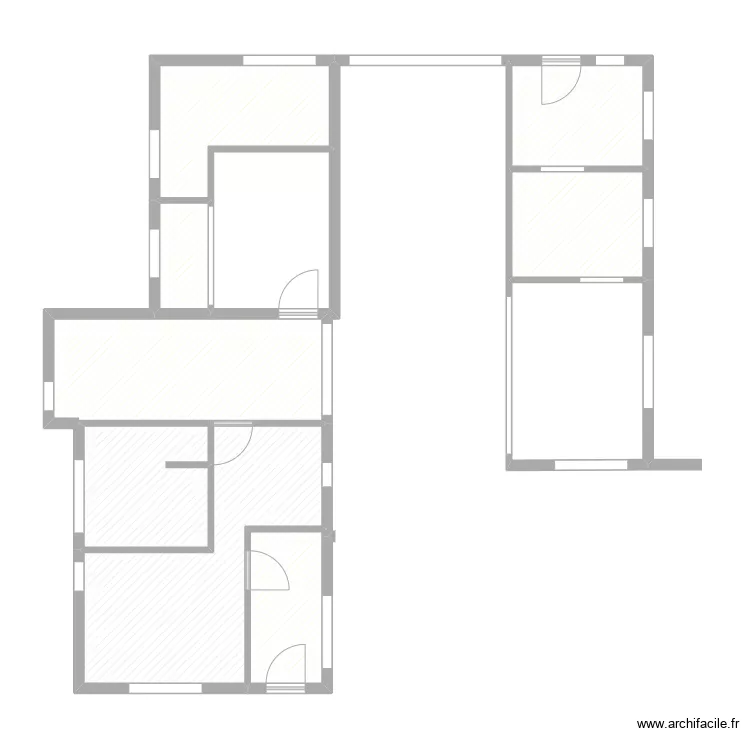 VILLA RAIBAUT. Plan de 