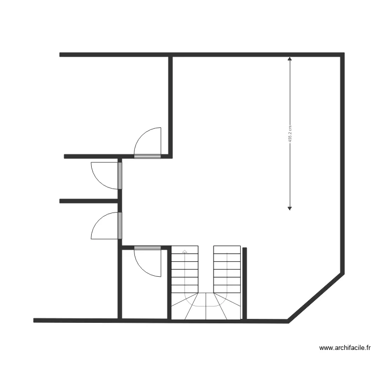 restaurant cr&ecirc;perie Le Chalut. Plan de 