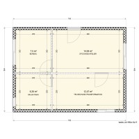 Maison bois cotations-plan de base