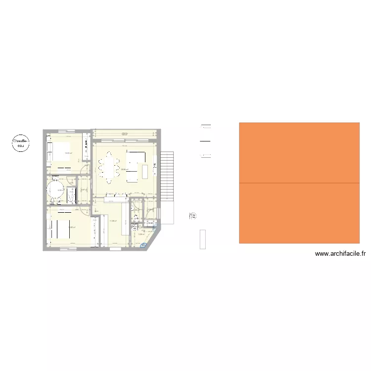 apartamento. Plan de 