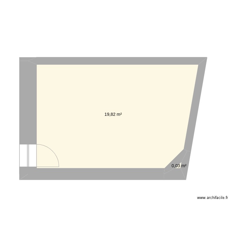 Chambre Rose 2. Plan de 0 pièce et 0 m2