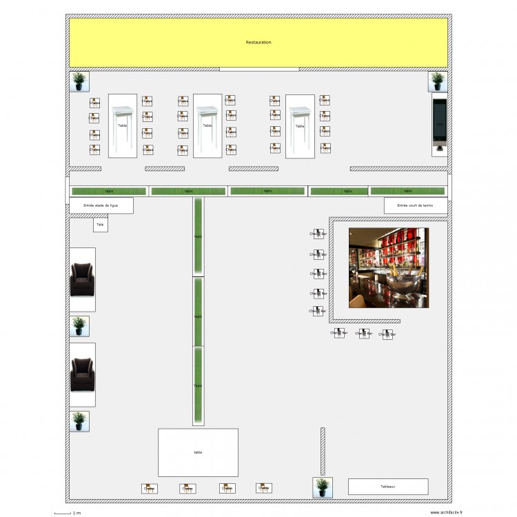 tournoi TBA3. Plan de 0 pièce et 0 m2