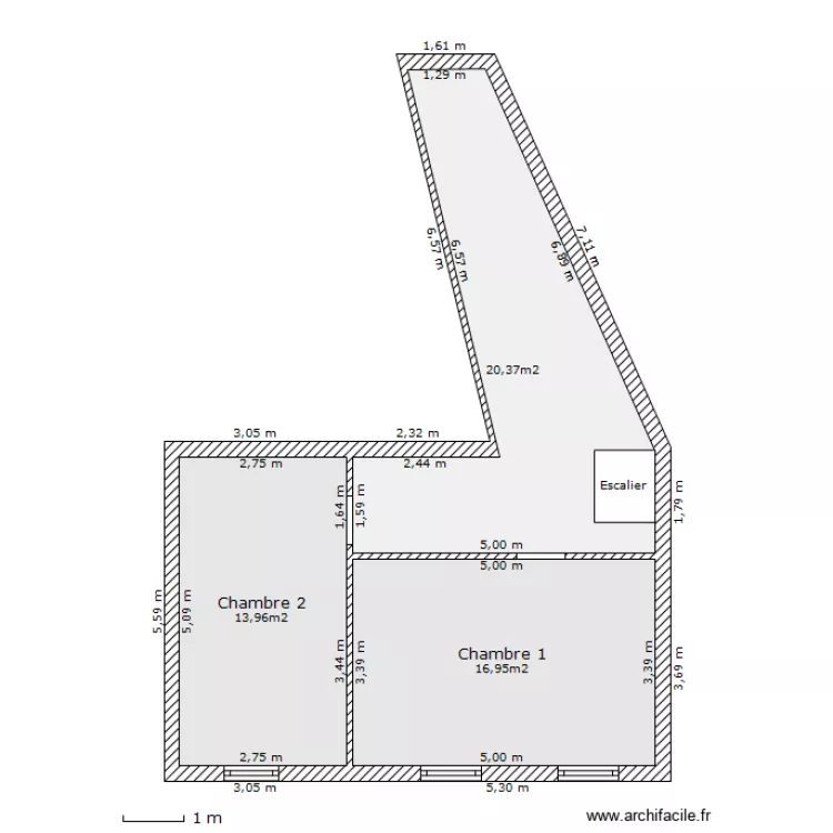 sarton etage. Plan de 