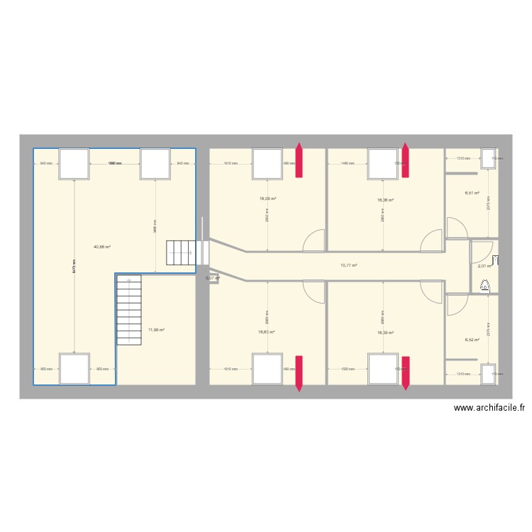 etage marnay 80 velux. Plan de 0 pièce et 0 m2
