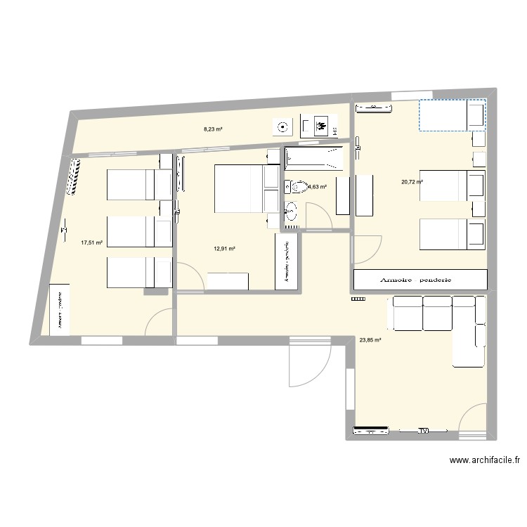 Maison Knaies meubles. Plan de 0 pièce et 0 m2