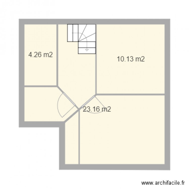 Maison st just etage. Plan de 0 pièce et 0 m2