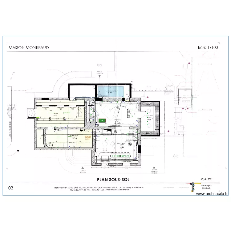 montifaud sous sol. Plan de montifaud sous sol. Plan de