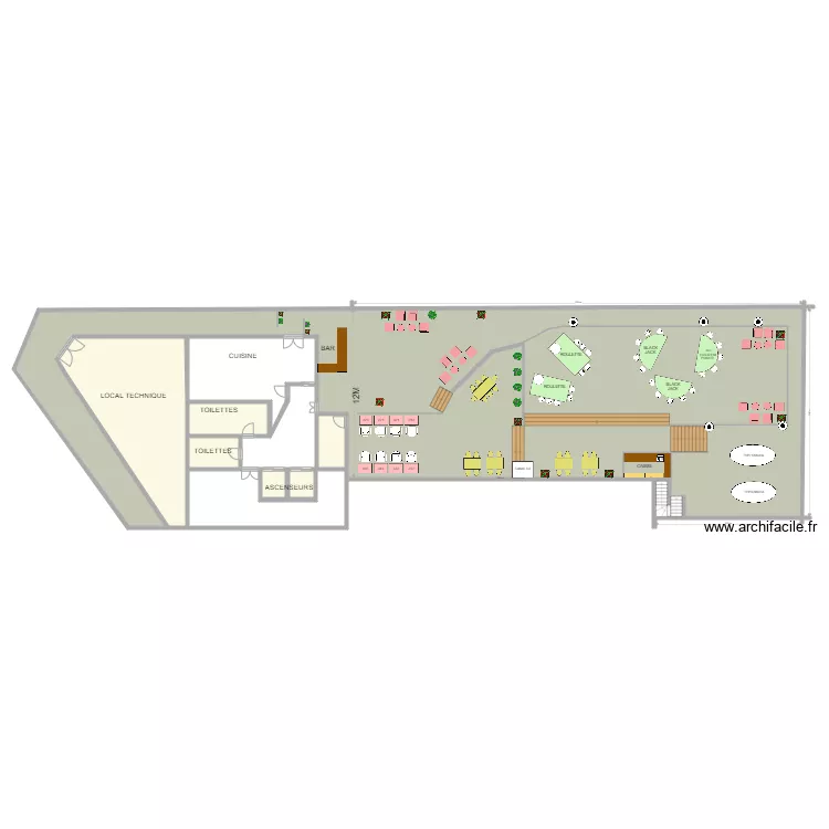 Plan Rooftop Actuel. Plan de 