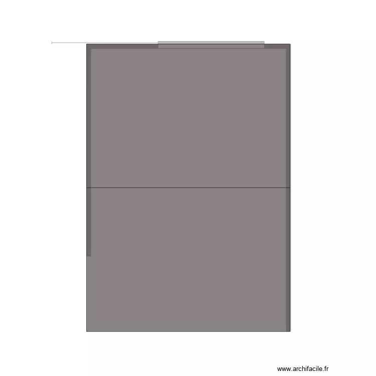 Auvent. Plan de Auvent. Plan de