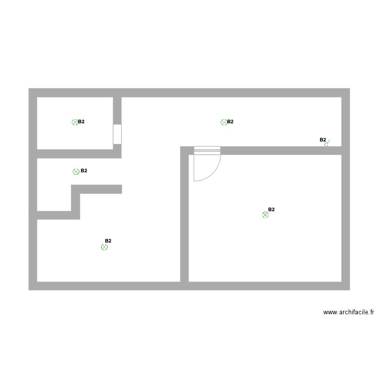 Hennuyeres cave commun. Plan de 0 pièce et 0 m2