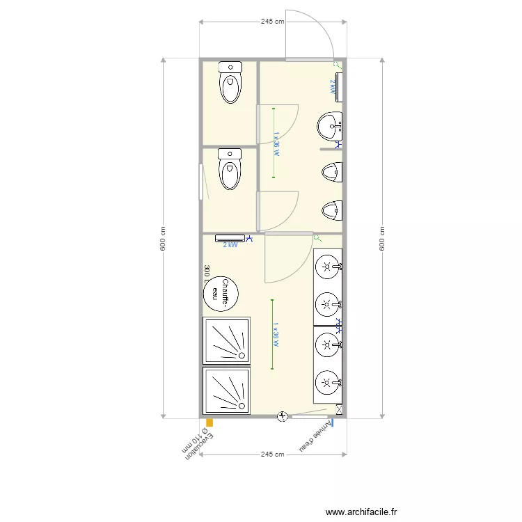 Module sanitaire 6024 CTX 2019. Plan de 