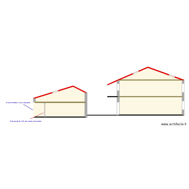 plan coupe modifié octobre. Plan de 0 pièce et 0 m2