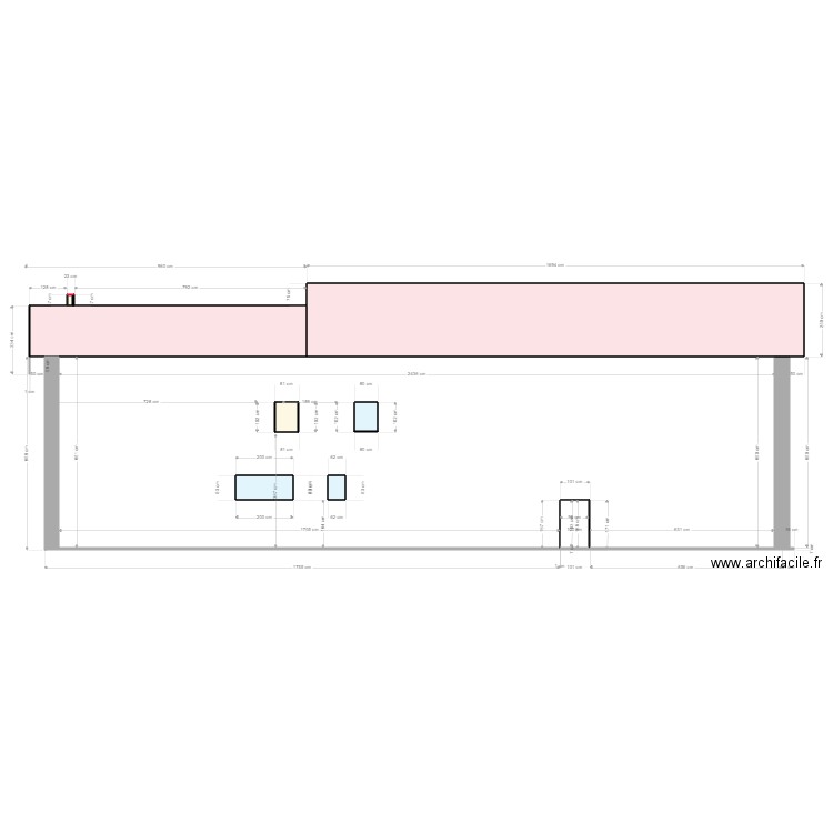 facade maison vue arriere aprés modification. Plan de 0 pièce et 0 m2