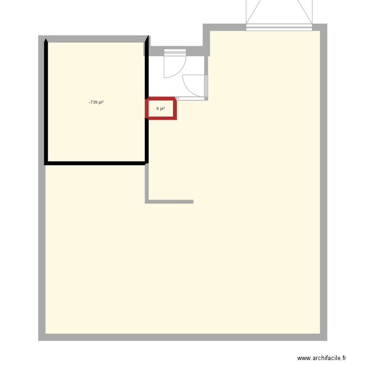 Réaménagement rechaussé. Plan de 0 pièce et 0 m2