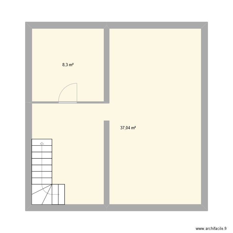 Maison Beauvais. Plan de 13 pièces et 137 m2