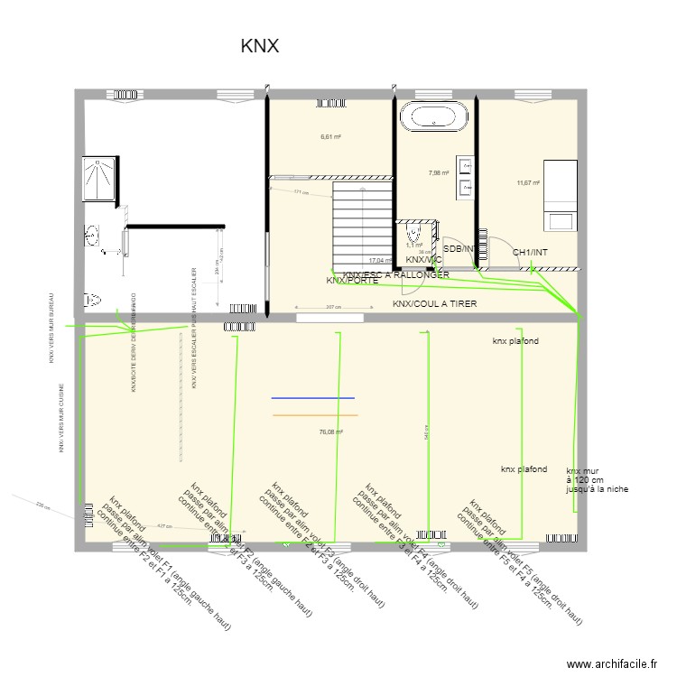 KNX. Plan de 0 pièce et 0 m2