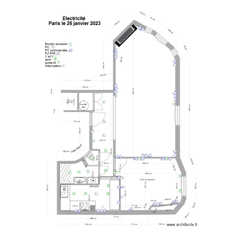 PPP ELECTRICITE. Plan de 0 pièce et 0 m2