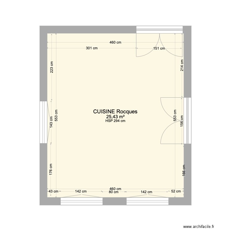 V1 Cuisine ROCQUES. Plan de 0 pièce et 0 m2