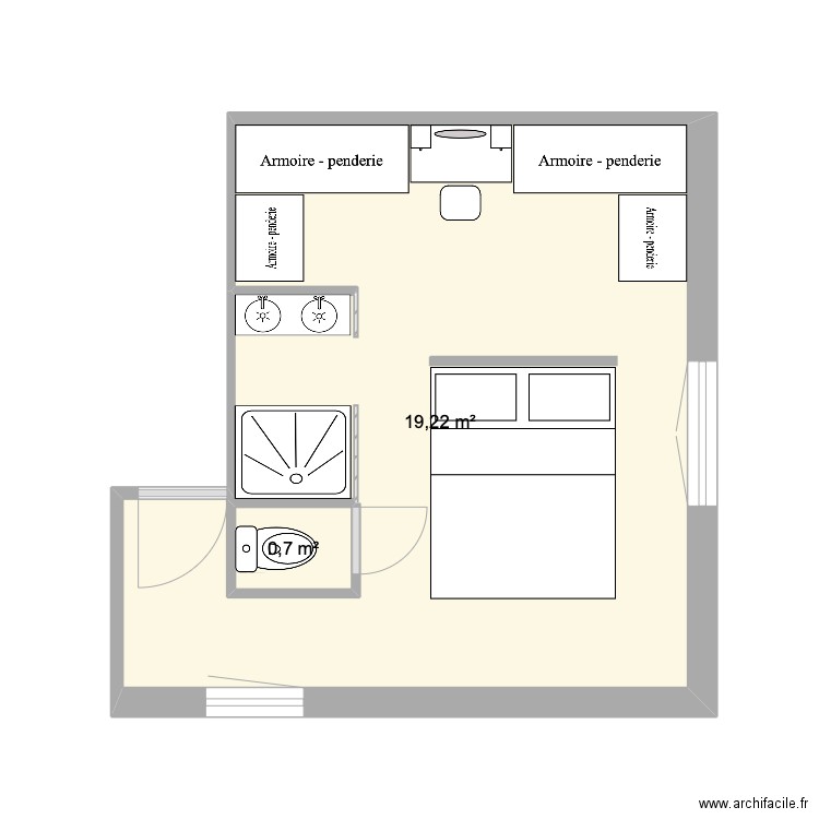 Suite Parentale V3 bis. Plan de 0 pièce et 0 m2