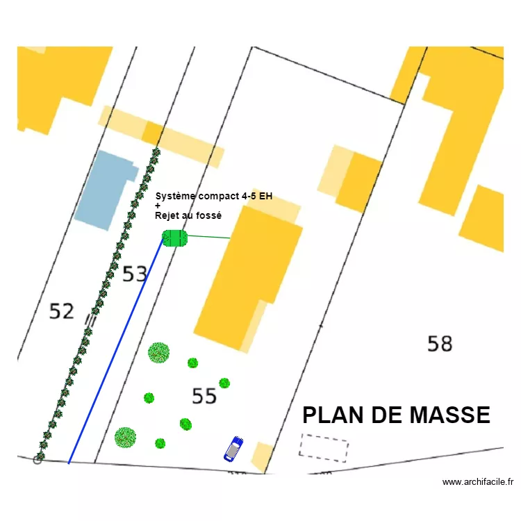 Bianchini. Plan de 