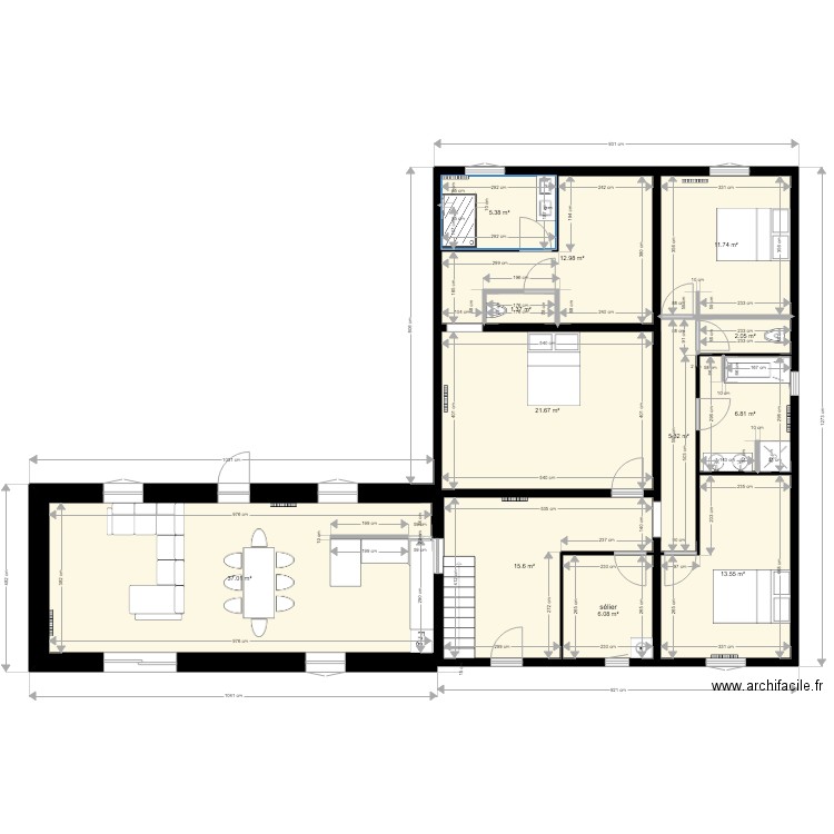 maison maxime. Plan de 0 pièce et 0 m2