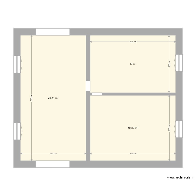 garage genevivieve. Plan de 0 pièce et 0 m2