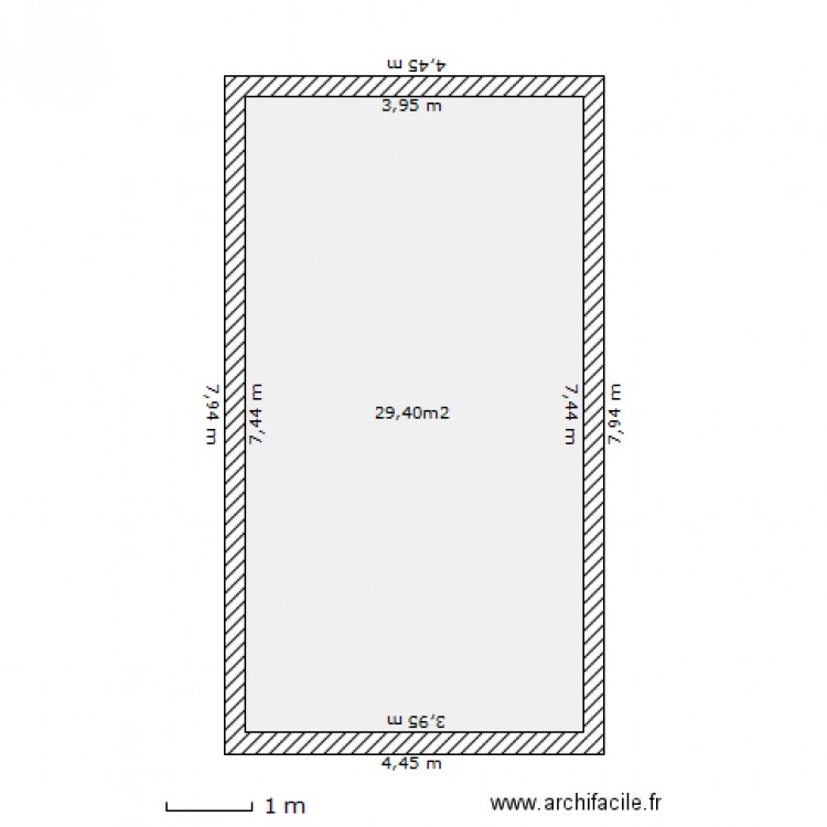 caty. Plan de 0 pièce et 0 m2
